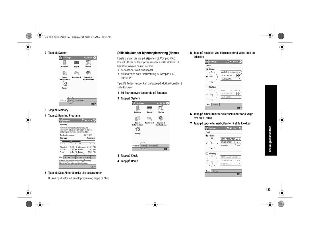 HP H3900 manual 123 