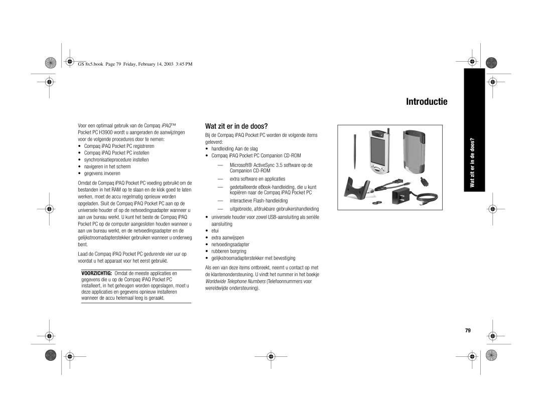 HP H3900 manual Introductie, Wat zit er in de doos?, Extra software en applicaties 