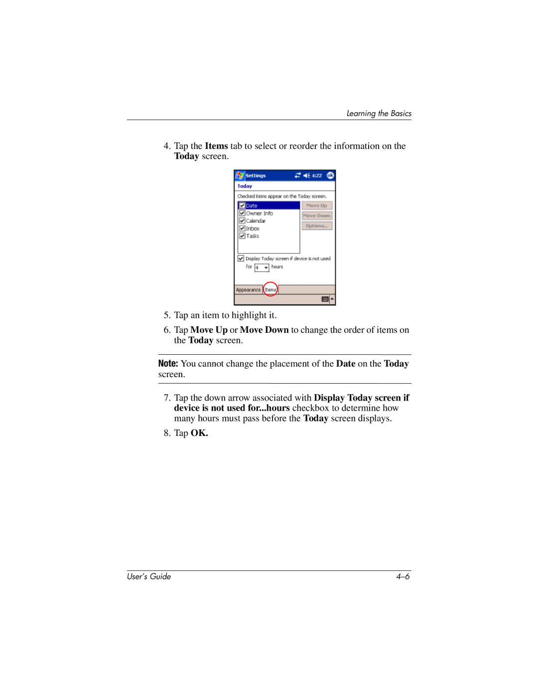 HP h4100 manual Tap OK 