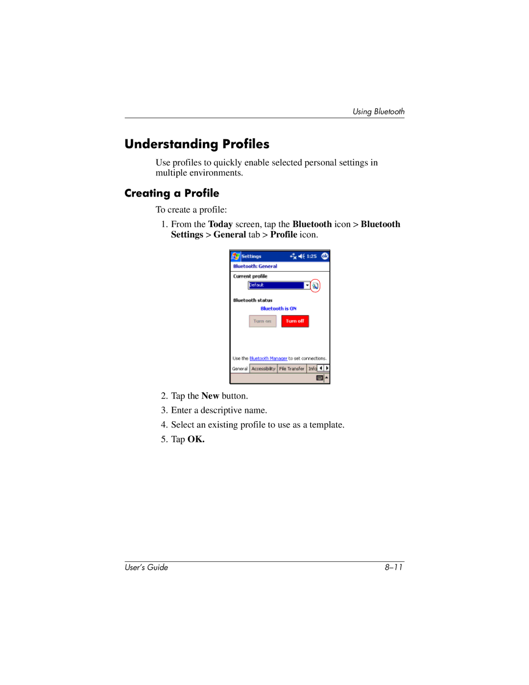 HP h4100 manual Understanding Profiles, Creating a Profile 