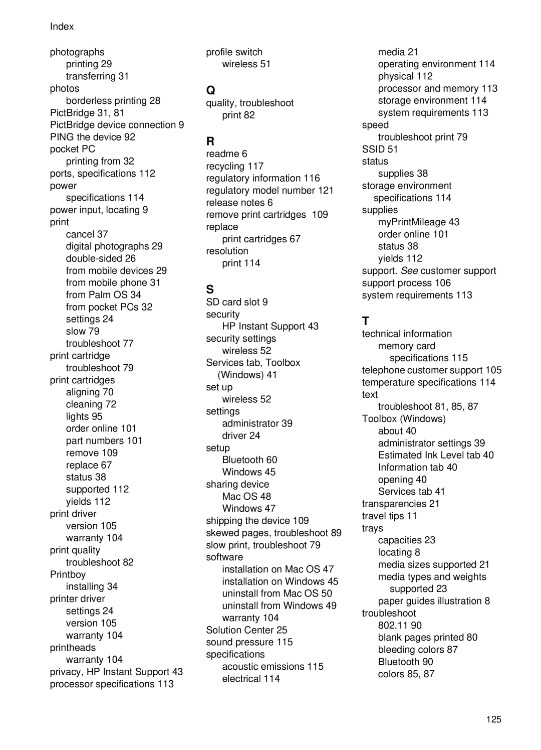 HP H470b manual 