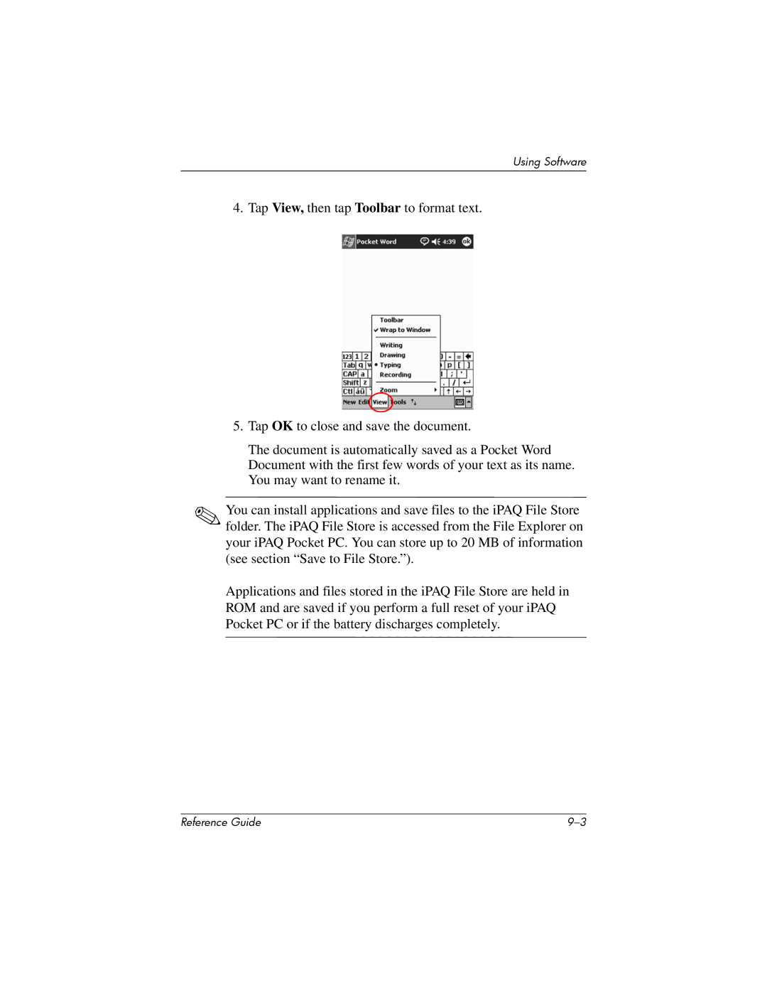 HP H5400 manual Using Software 