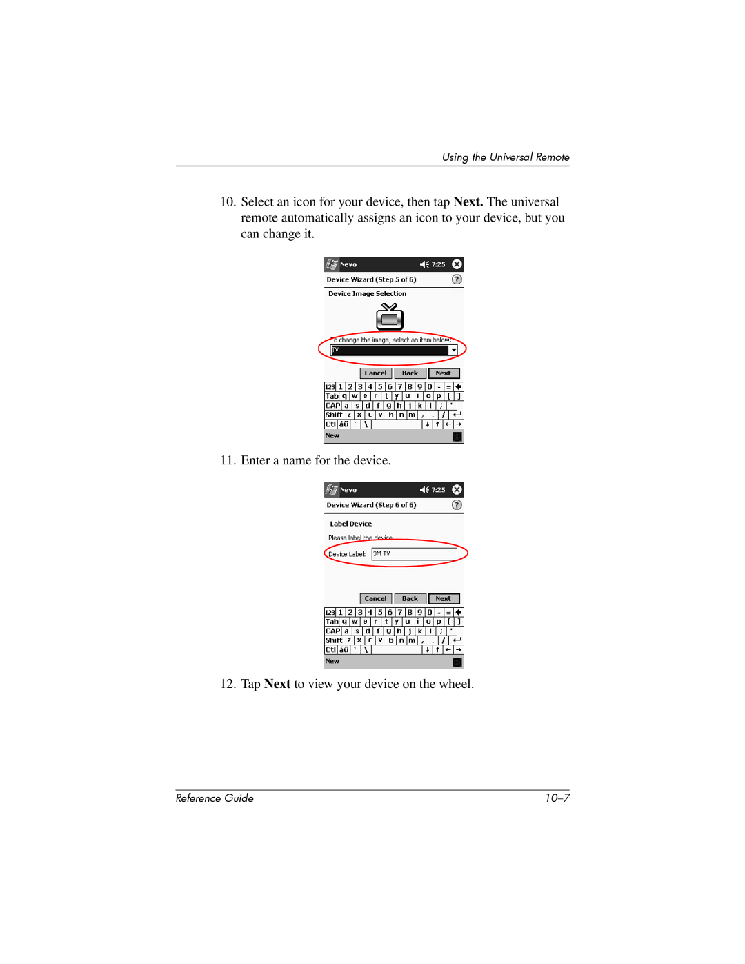 HP H5400 manual Reference Guide 10-7 