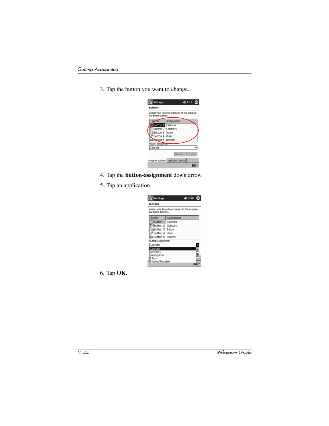 HP H5400 manual Getting Acquainted 