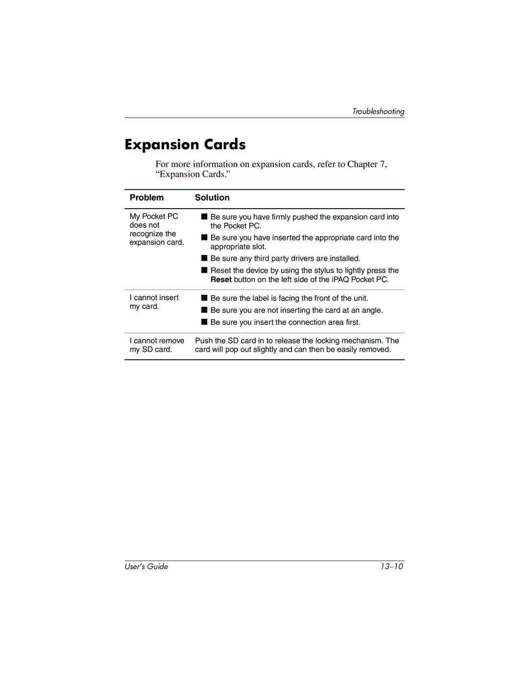 HP h6300 manual Expansion Cards 