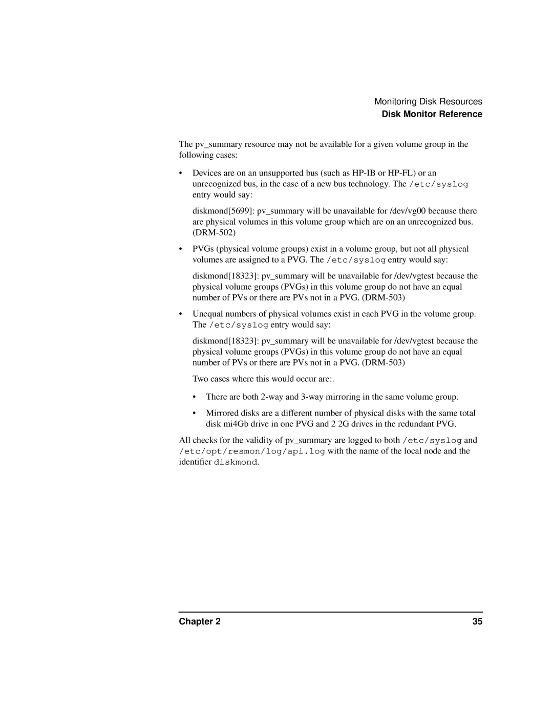 HP HA s Software manual Disk Monitor Reference 