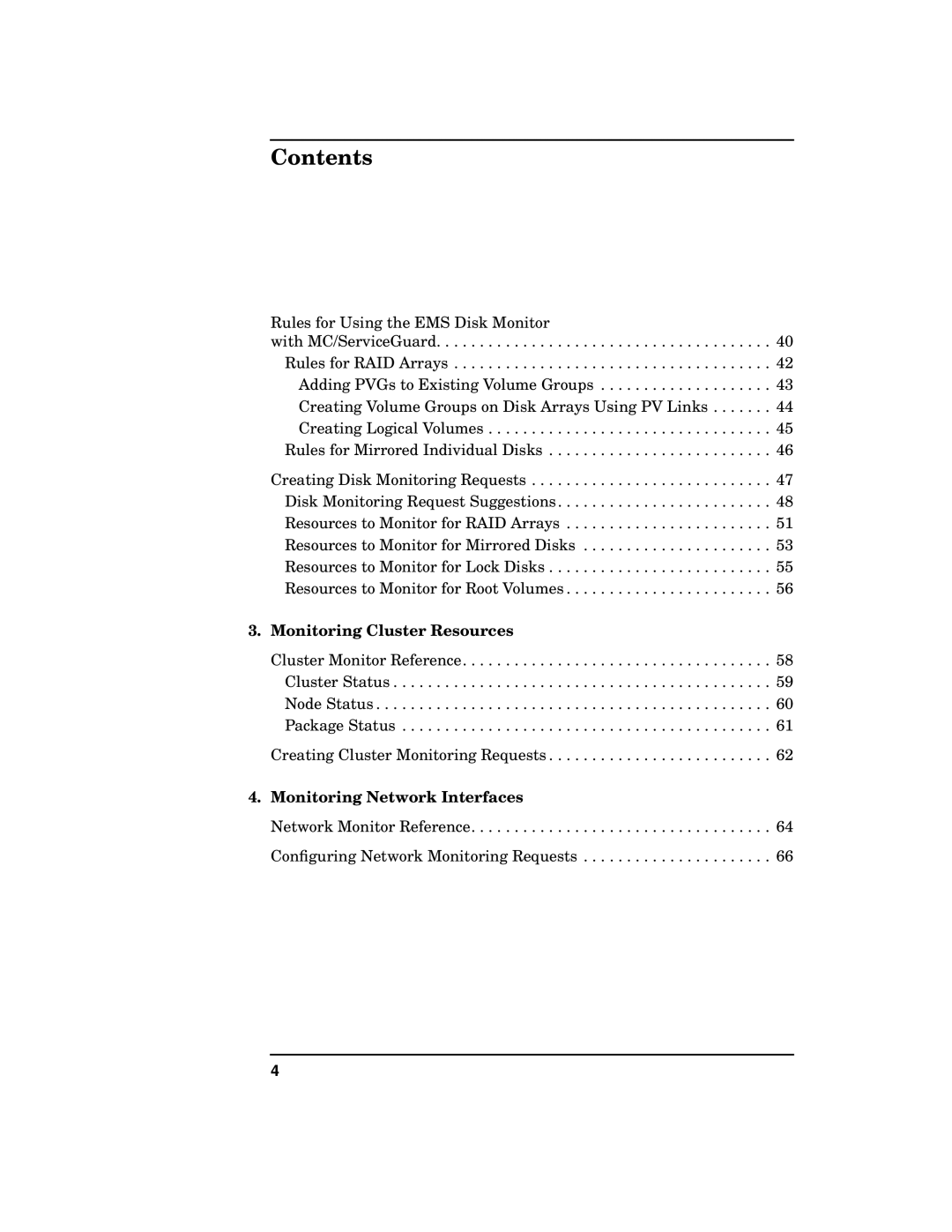 HP HA s Software manual Monitoring Cluster Resources, Monitoring Network Interfaces 