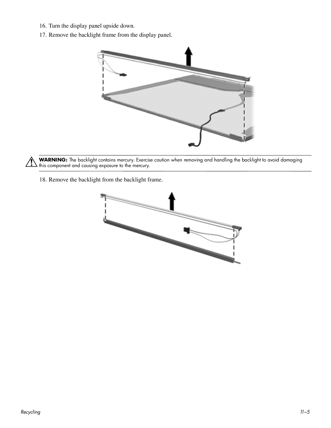 HP HDX 16 manual 11-5 