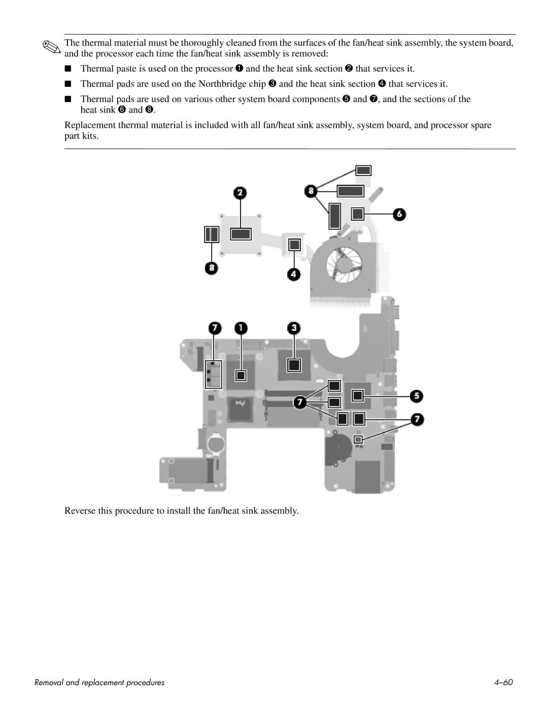 HP HDX 16 manual Removal and replacement procedures 