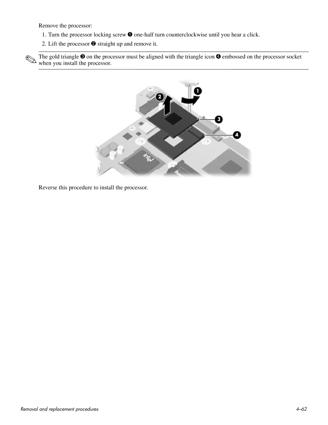 HP HDX 16 manual Removal and replacement procedures 