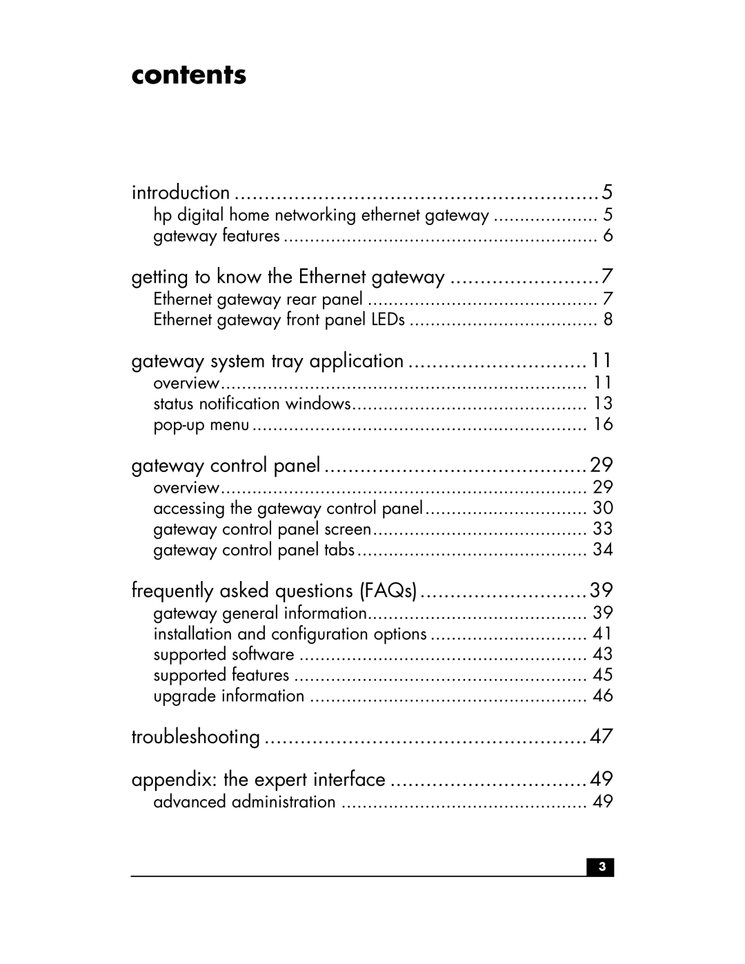 HP hn200e manual Contents 