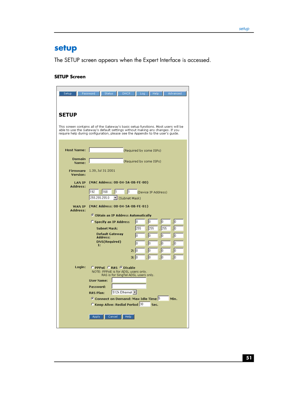 HP hn200e manual Setup 