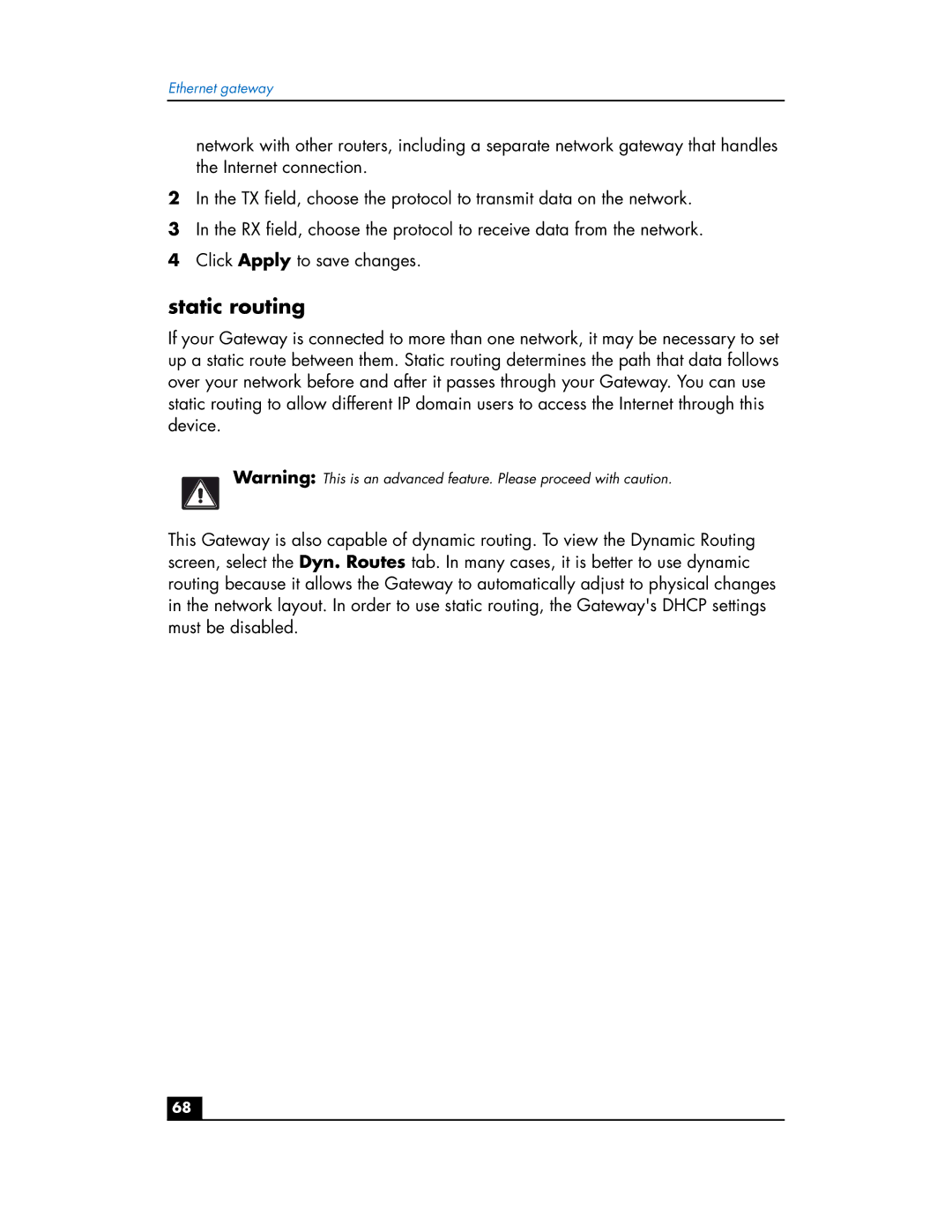 HP hn200e manual Static routing 