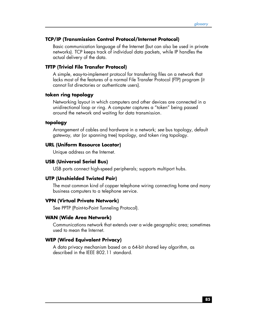 HP hn200e TCP/IP Transmission Control Protocol/Internet Protocol, Tftp Trivial File Transfer Protocol, Token ring topology 