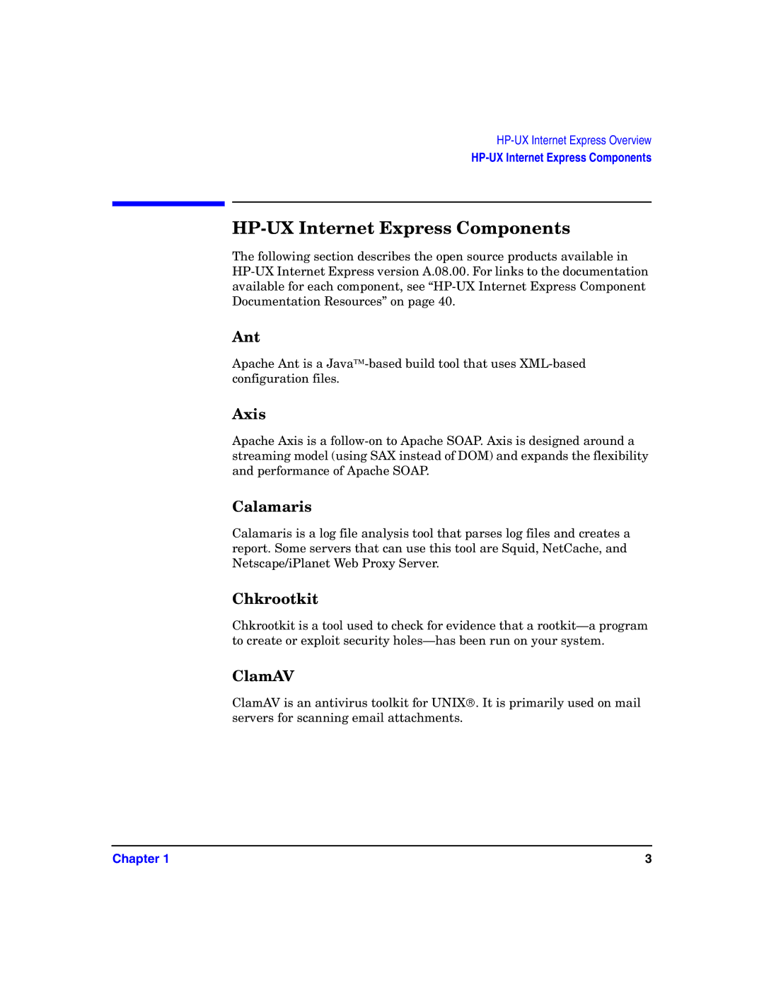 HP Host Intrusion Detection System (HIDS) manual HP-UX Internet Express Components 