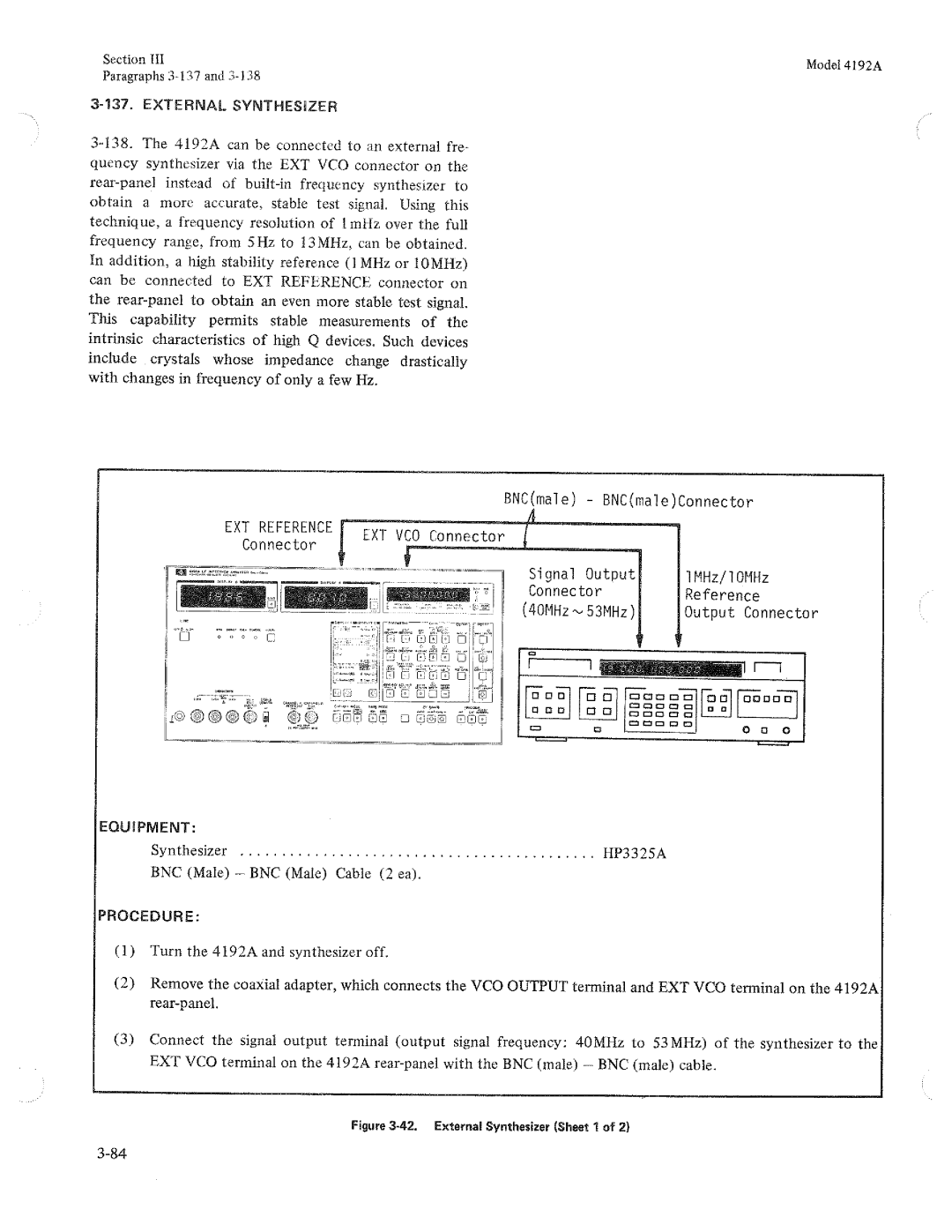 HP Humidifier 4192A manual 