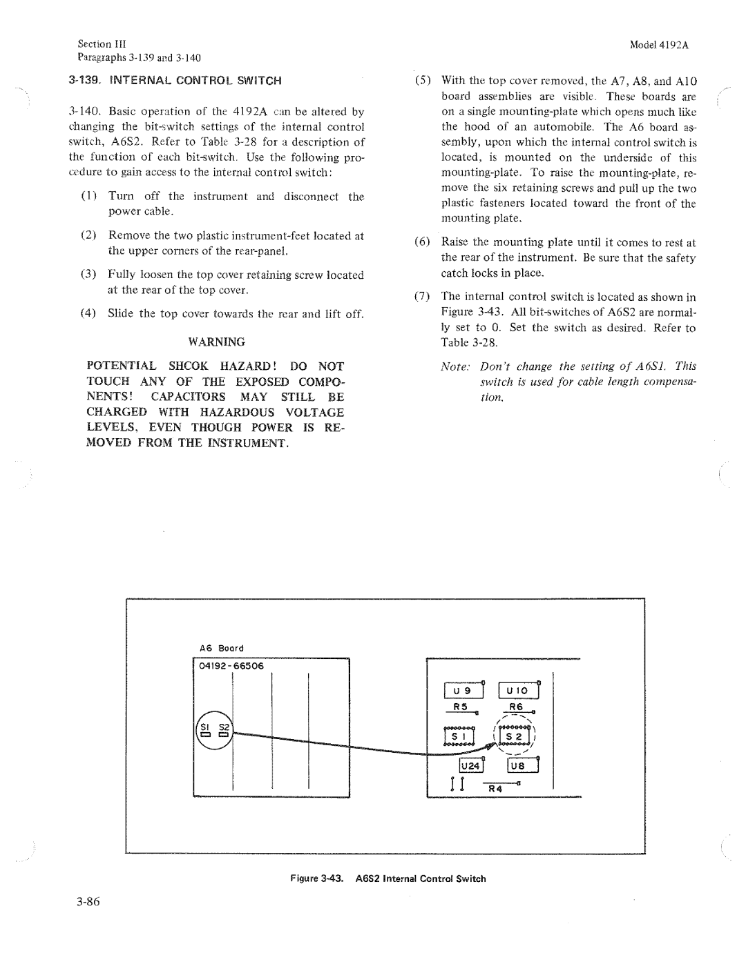 HP Humidifier 4192A manual 