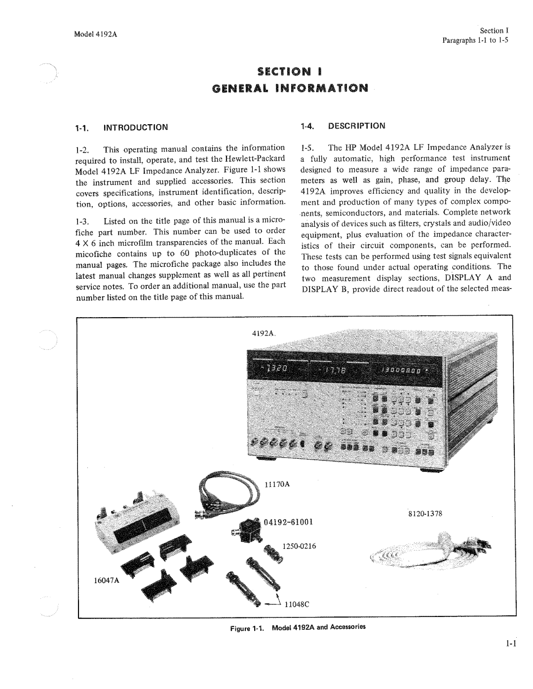 HP Humidifier 4192A manual 