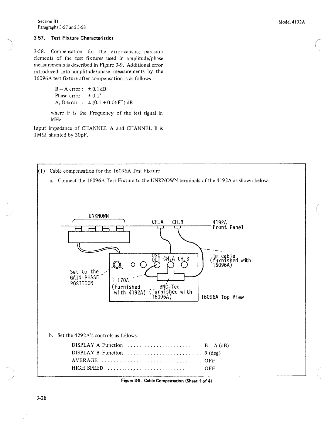 HP Humidifier 4192A manual 