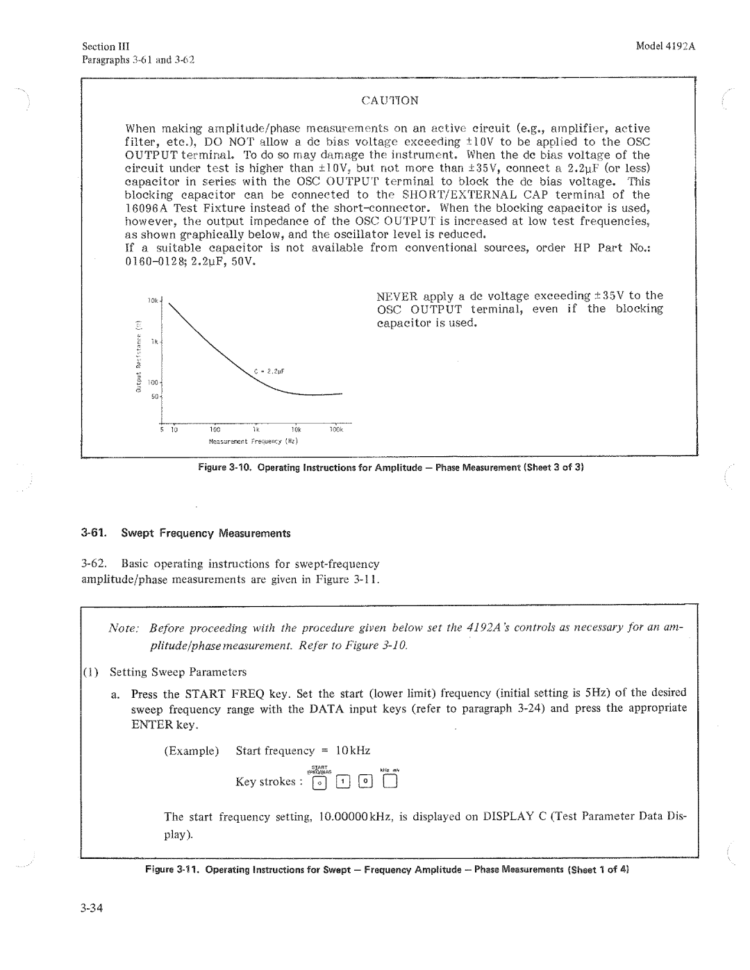 HP Humidifier 4192A manual 