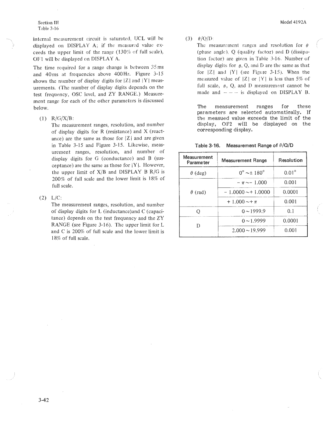 HP Humidifier 4192A manual 