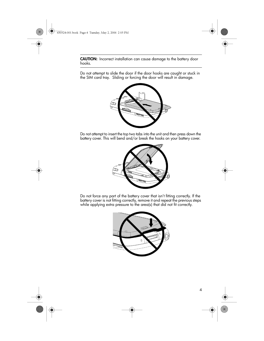 HP hw6500 Cingular manual Book Page 4 Tuesday, May 2, 2006 205 PM 