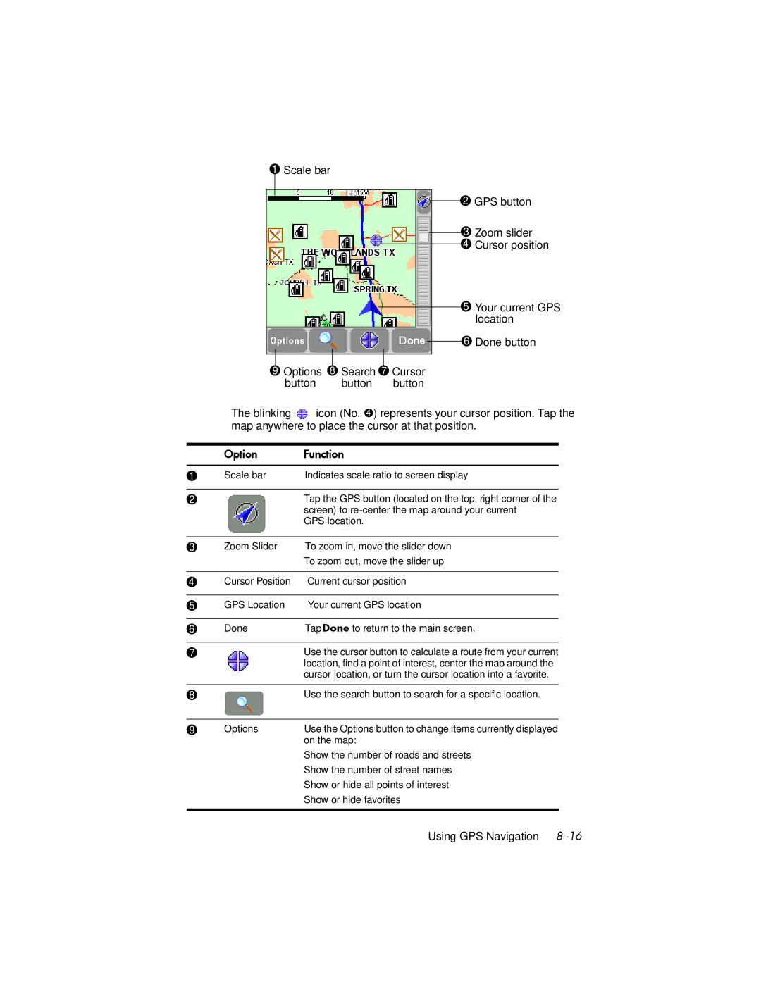 HP hw6500 Unlocked manual Scale bar Indicates scale ratio to screen display 