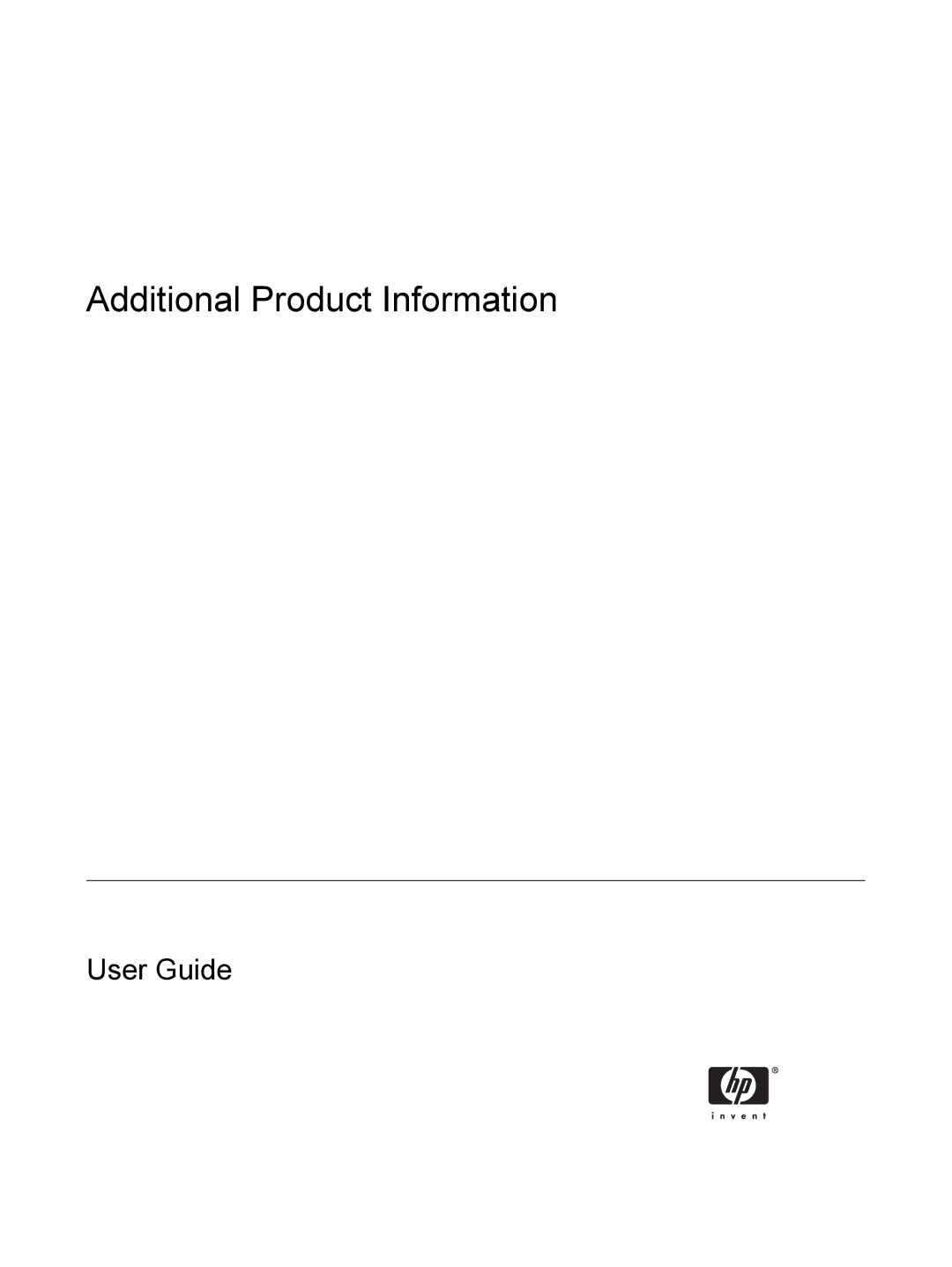 HP hw6960 manual Additional Product Information 