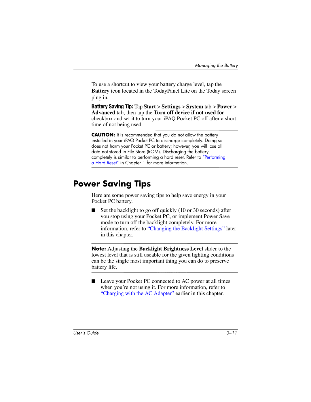 HP HX2000 manual Power Saving Tips 