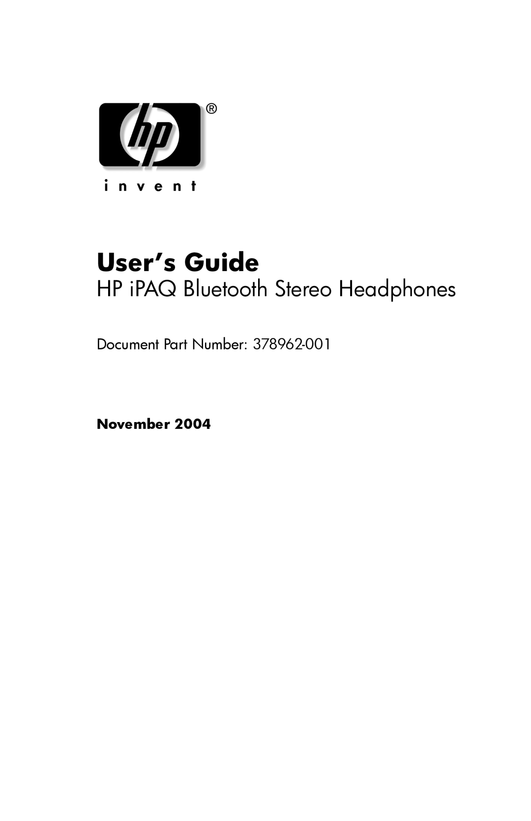 HP hx4700 manual User’s Guide 