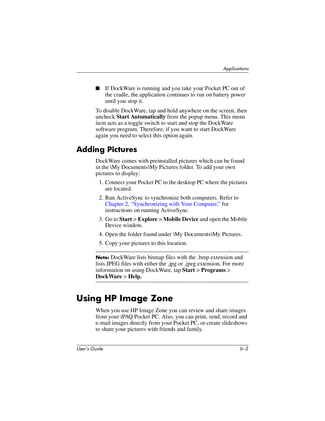 HP hx4700 manual Using HP Image Zone, Adding Pictures 