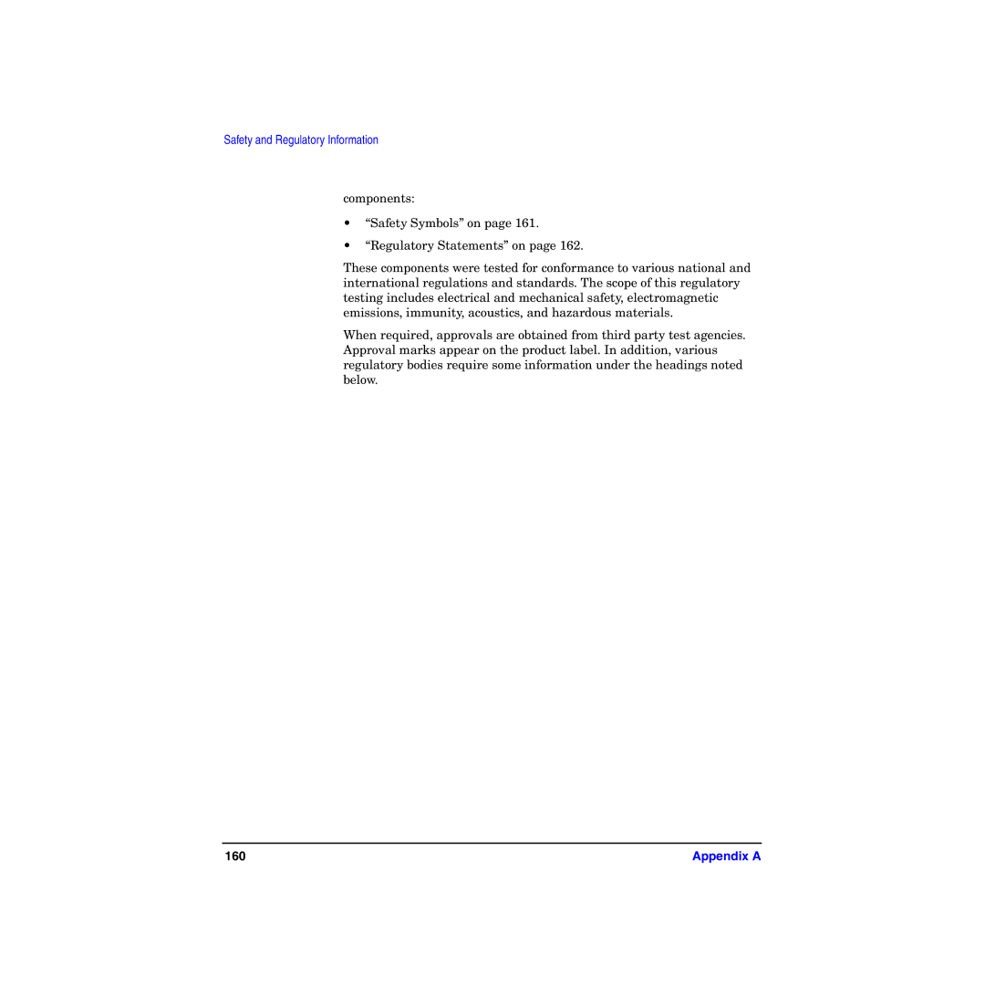 HP HyperFabric manual Appendix a 