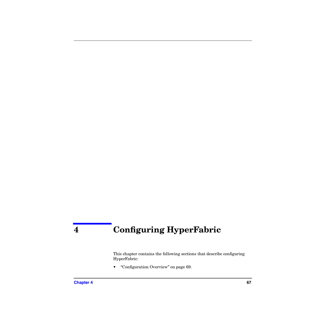 HP manual Conﬁguring HyperFabric 