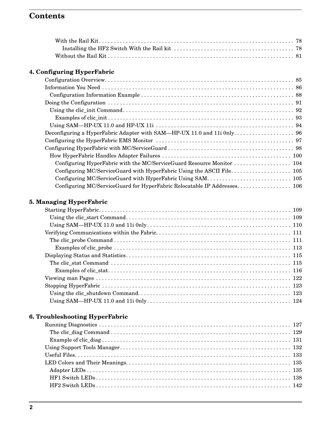 HP manual Configuring HyperFabric 