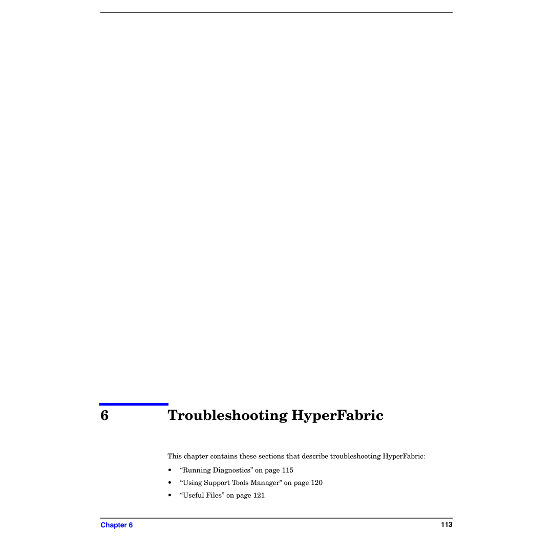 HP manual Troubleshooting HyperFabric 