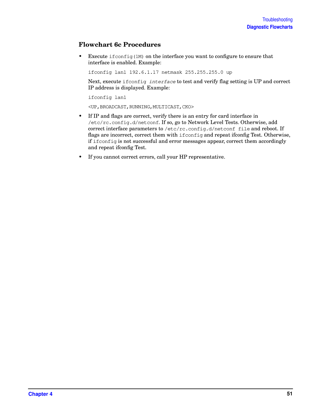 HP HSC/I 1000Base-SX, I 1000Base-T manual Flowchart 6c Procedures 