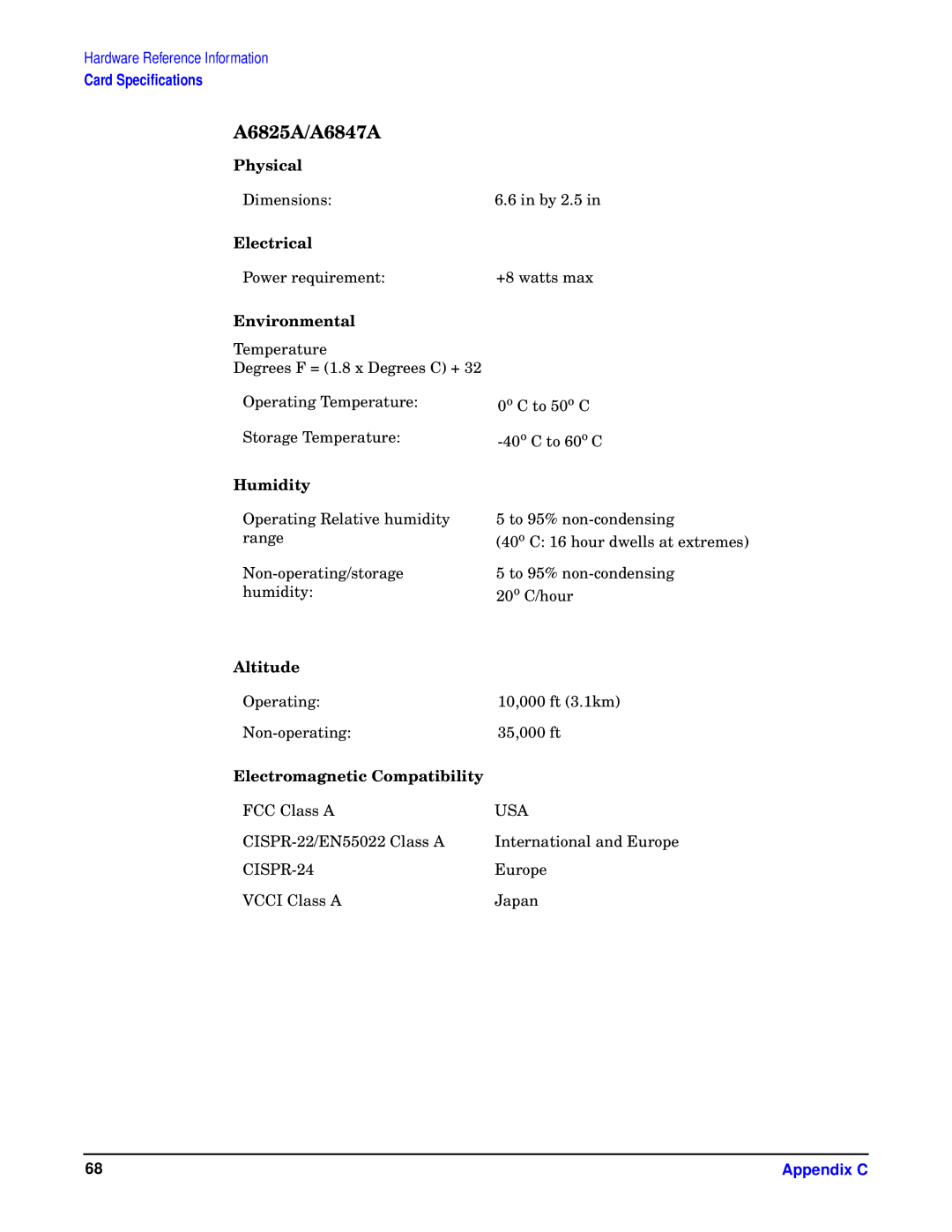 HP I 1000Base-T, HSC/I 1000Base-SX manual A6825A/A6847A 