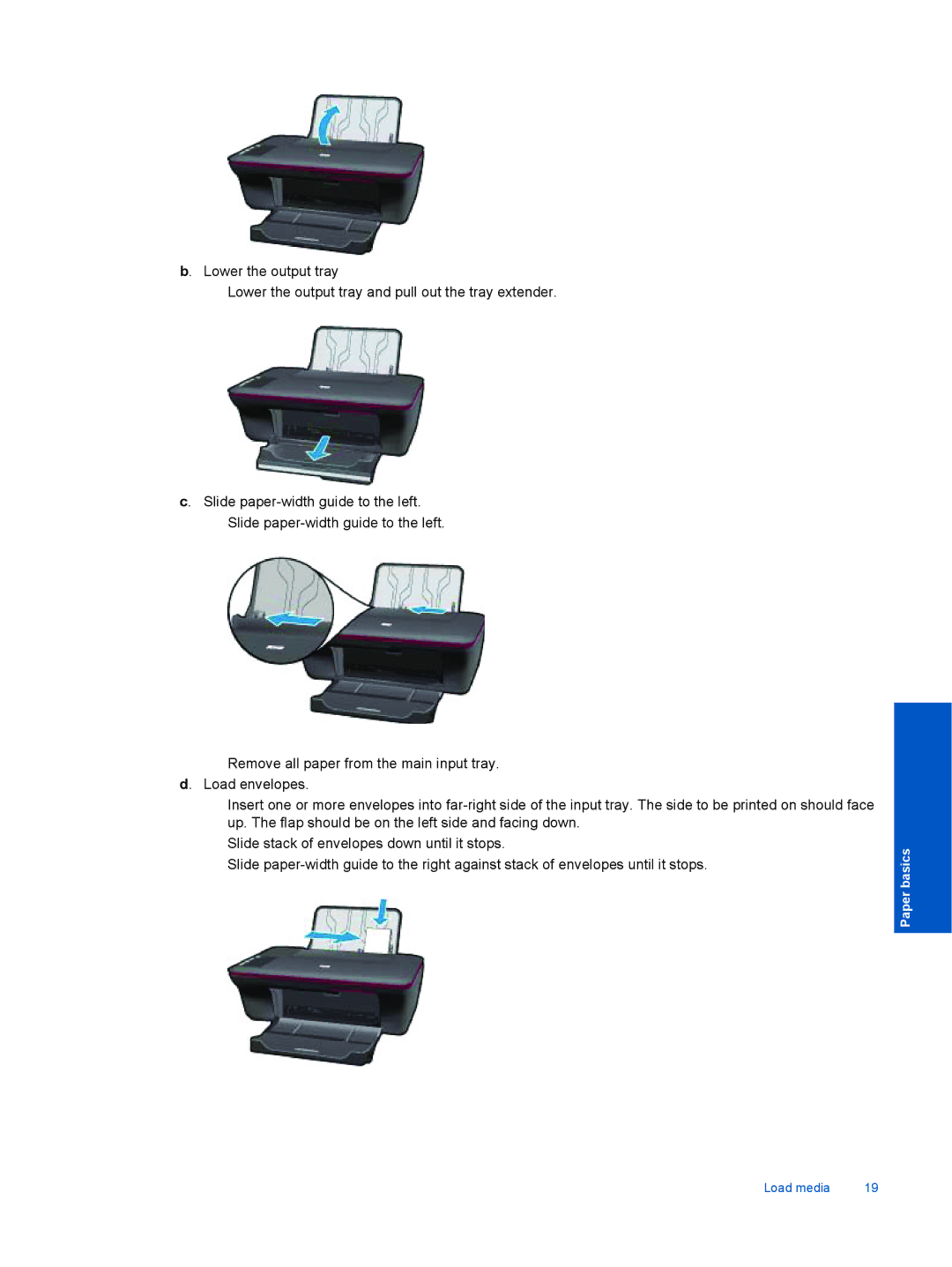 HP Ink Advantage 2060 - K1 manual Load media 