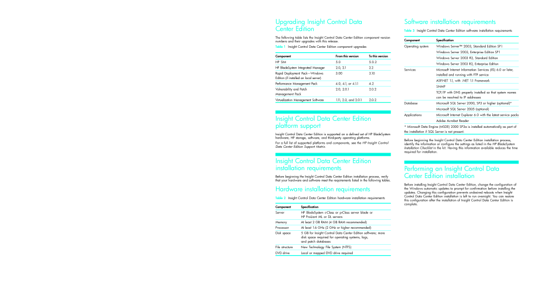 HP Insight Control Data Center Edition 12.211 manual Upgrading Insight Control Data Center Edition 