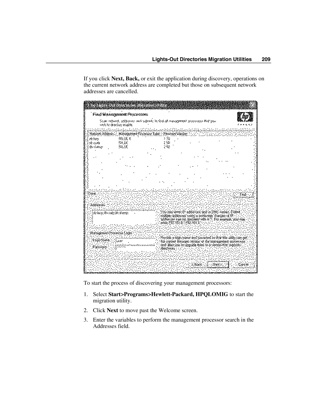 HP Integrated Lights-Out manual Lights-Out Directories Migration Utilities 209 