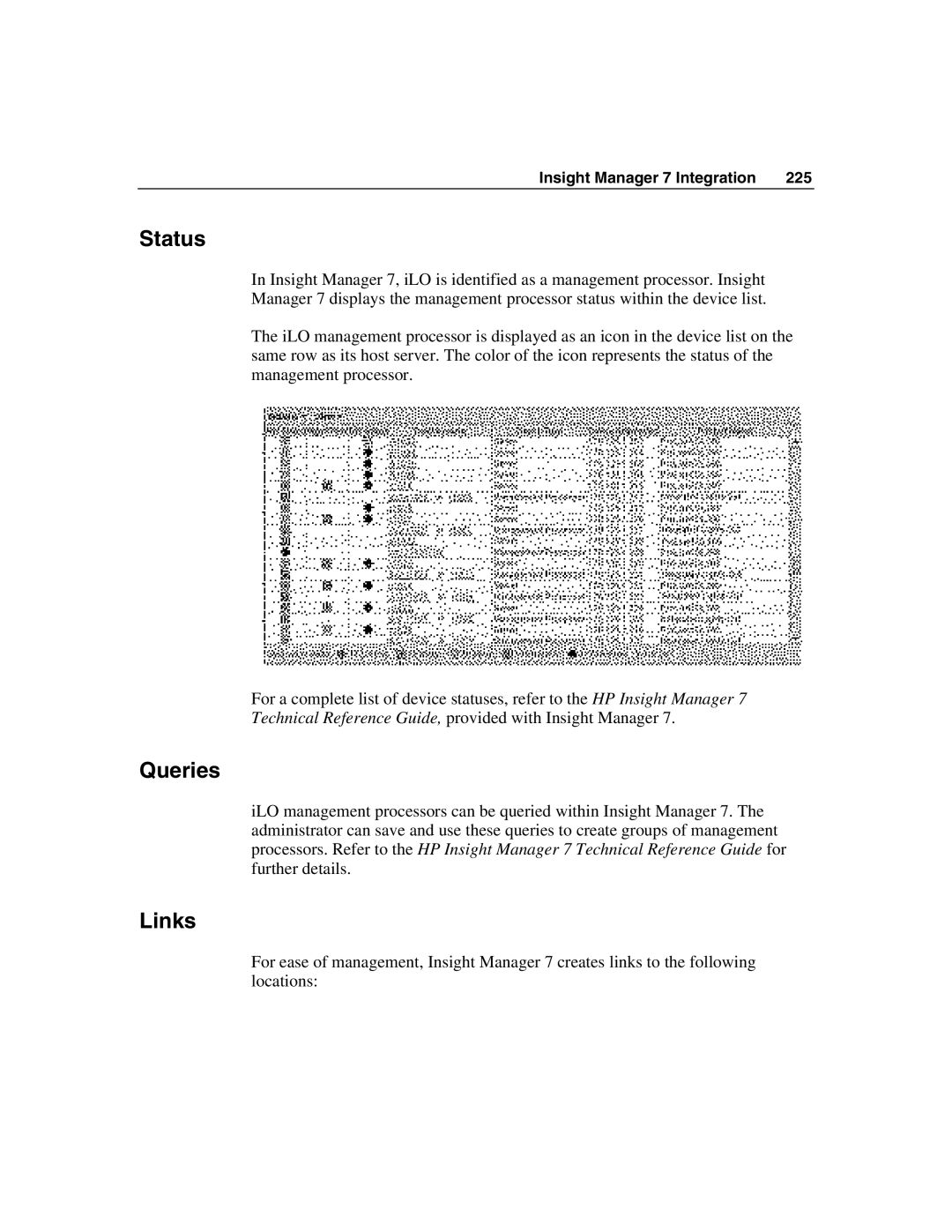 HP Integrated Lights-Out manual Status, Queries, Links 