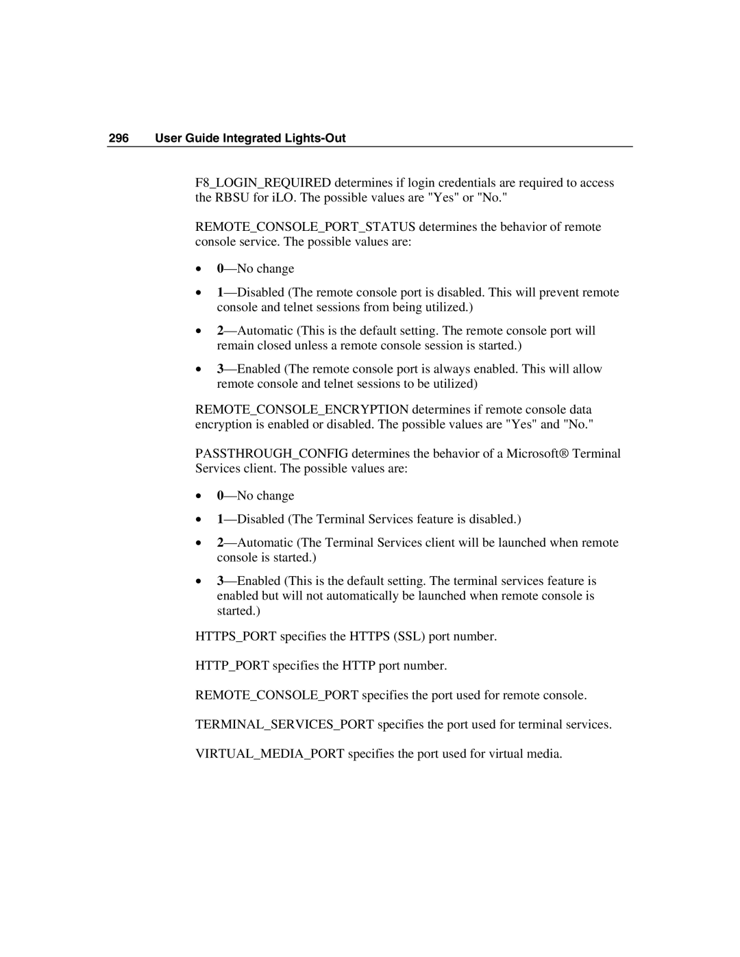 HP manual User Guide Integrated Lights-Out 