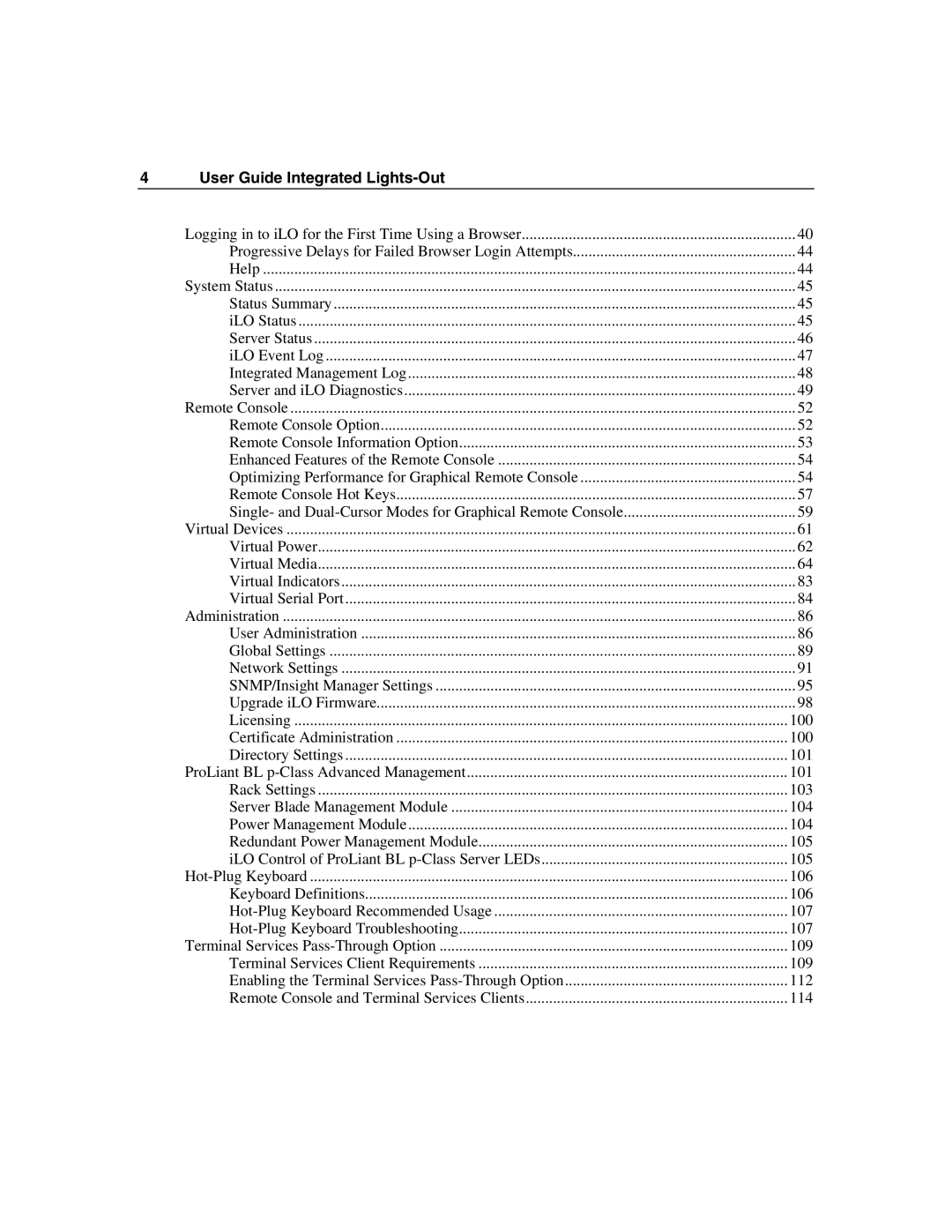 HP manual User Guide Integrated Lights-Out 