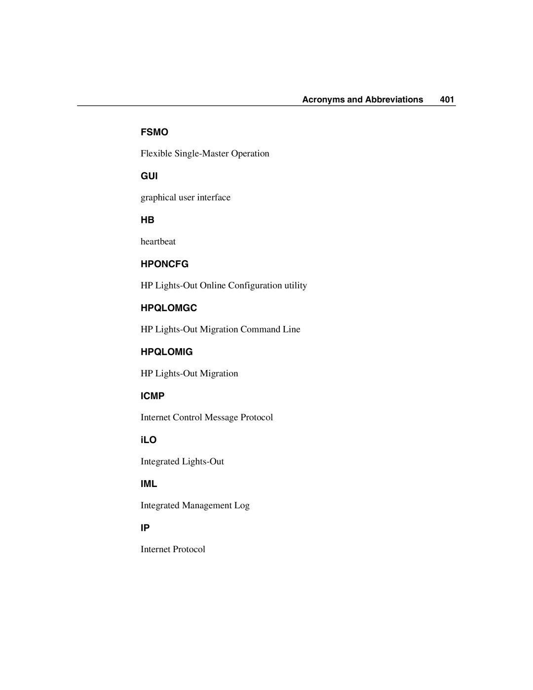 HP Integrated Lights-Out manual Ilo 