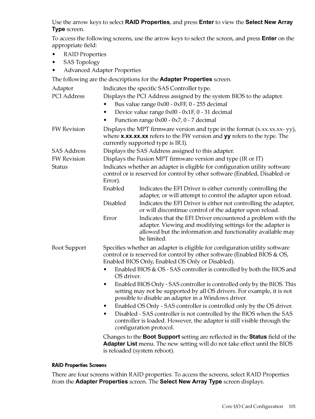 HP INTEGRITY RX3600 Currently supported type is IR.l, Or will discontinue control of the adapter upon reload, Be limited 