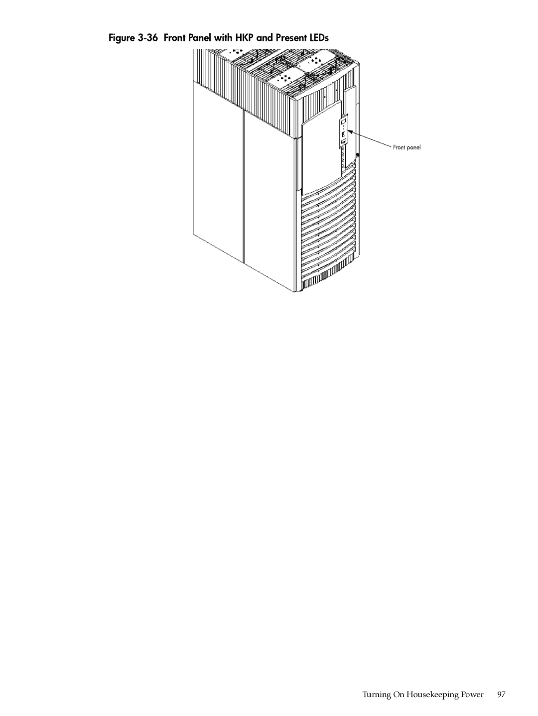 HP Integrity Superdome and 9000 Superdome sx2000 manual Front Panel with HKP and Present LEDs 