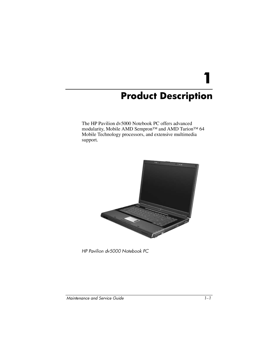 HP 405501-001, invent manual Product Description 