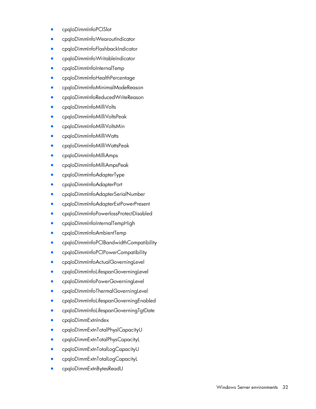 HP IO manual Windows Server environments 