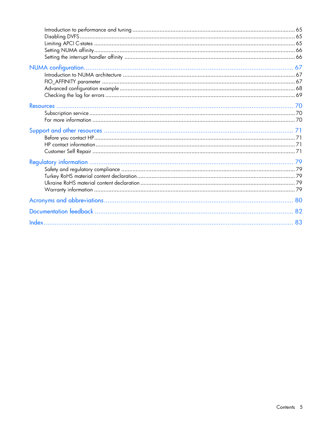 HP IO manual Resources 