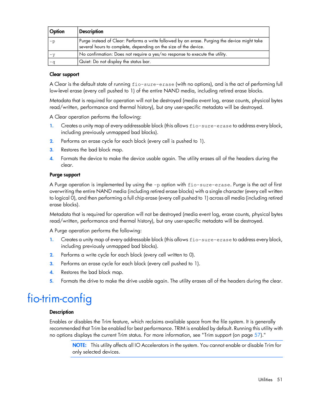 HP IO manual Fio-trim-config 